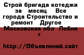 Строй.бригада котеджи за 1 месяц. - Все города Строительство и ремонт » Другое   . Московская обл.,Лобня г.